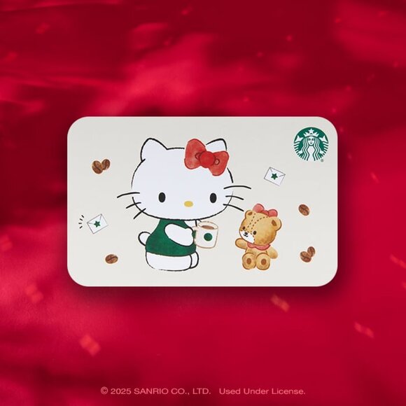 Hello Kitty x Starbucks 51st Anniversary Collection Gift Card (No balance) - Picture 1 of 2